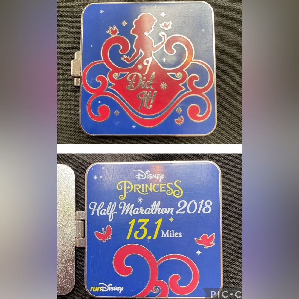 Disney Pin 2018 Half Marathon runDisney Snow White Princess Limited Edition